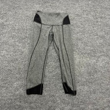 Lululemon Leggings Womens Size 6 Grey Space Dye Mesh Crop High Rise Athletic