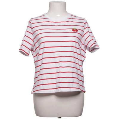 Reserved, T-shirt, Größe: L, Weiß/Rot, Baumwolle, Streifen, Damen #GFU