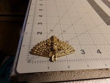 2.5" x 1.5" Brass Cupid / Putti Furniture Embellishment Accent Applique