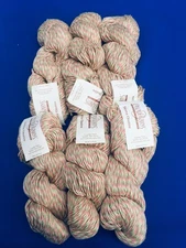 6-Hank Bundle Cascade Yarns Sierra Quatro Color 80 Melon Cotton/Wool