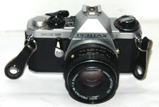 Vintage Pentax ME Super 35mm Film Camera w SMC Pentax-M 1:2 50mm Lens No battery