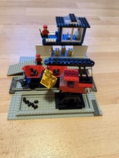 LEGO 12 Volt Eisenbahn 7838 Güterbahnhof  Verladestation Top!