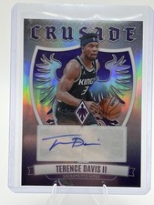 TERENCE DAVIS 2023-24 Panini Phoenix - Crusade Signatures #CS-TDA Silver (AU)