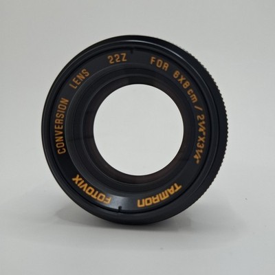 Almost Unused TAMRON FOTOVIX Conversion Lens 22Z for 6x8cm 2¼x3¼ Film II-X Boxed