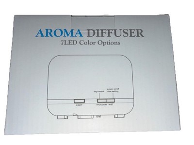 Aroma Diffuser 7 LED Color Options Humidify Aromatherapy Colorful Lamp Timer NEW