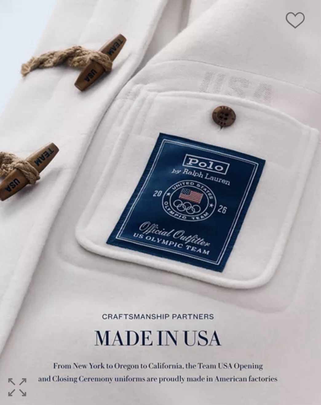 Polo Ralph Lauren USA Made Team Closing Ceremony Pants 2026 31W 32L SOLD OUT image 8