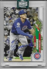 Nico Hoerner 2020 Topps Holiday MASTERPIECE Snow RC Auto ROOKIE Autograph 1/1