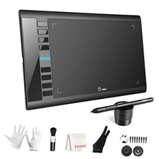 Graphics Drawing Tablet, M708 10 x 6 inch Large Drawing Tablet with 8 Hot