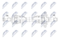 Nty Antriebswelle NPW-ME-217 FüR Mercedes Glc C253 X253 Klasse C238 A238 W213