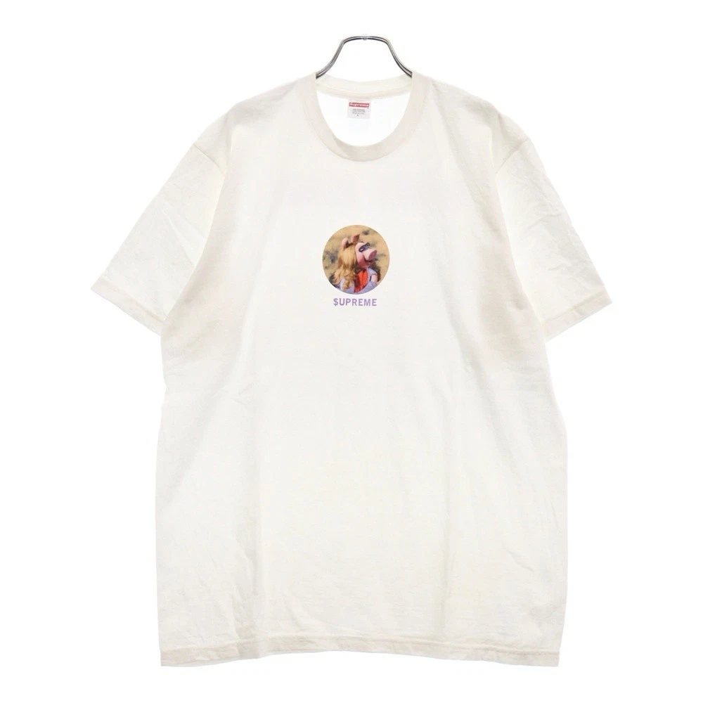 SUPREME 24SS Miss Piggy Tee Miss Piggy Print T shirt manches courtes blanc