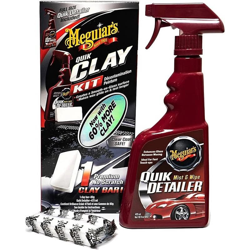 Kit gomme decontamination Quick Clay anti-goudron pour carrosserie lisse