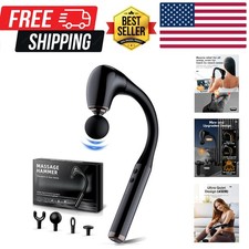 Massage Gun with Upgraded Extension Handle, 10MM Massage Gun Deep Tissue, Bac...