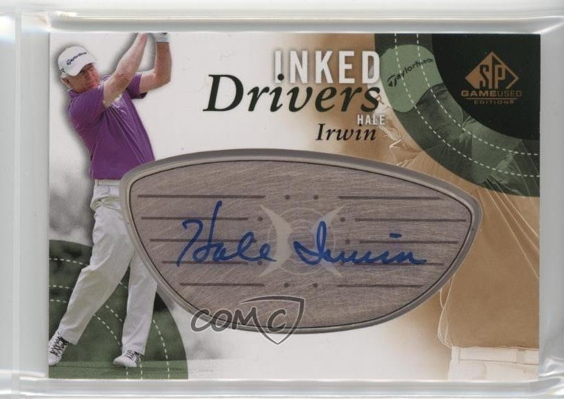 2014 SP Game Used Edition Inked Drivers Steel Hale Irwin #ID-HI Auto 4f5