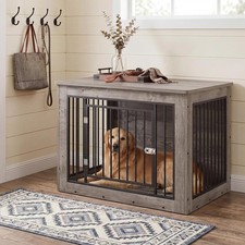 38" Dog Crate Furniture End Table Dog Kennel Indoor for Small/Medium Dogs