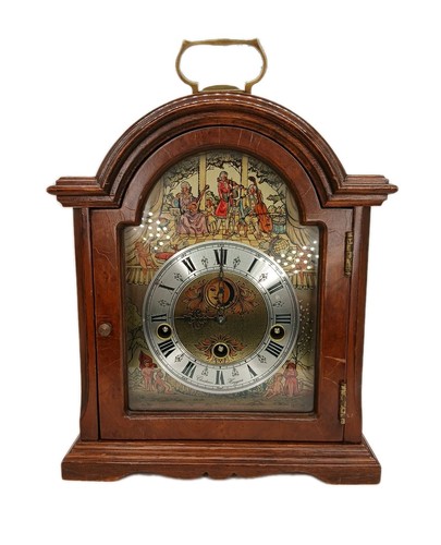 CHRISTIAAN HUYGENS WESTMINSTER TABLE OR MANTEL CLOCK (NEEDS SERVICING) *READ* - Picture 7 of 23