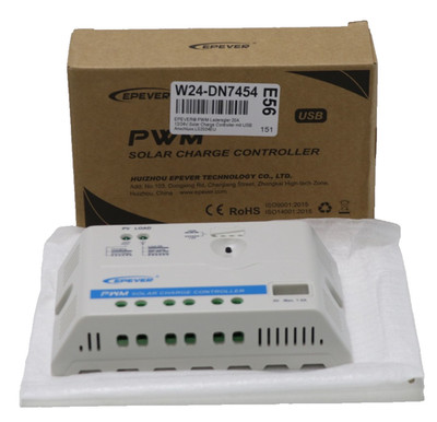 EPEVER  PWM Laderegler 20A 12/24V,Solar Charge Controller mit USB Anschluss