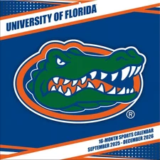 Turner Licensing,  NCAA Florida Gators 2026 Wall Calendar, 12'' X 12'', 16-Month