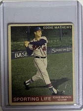 Eddie Mathews Cards and Autographed Memorabilia Guide 17