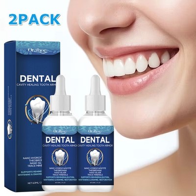 Tooth Care Solution Dental Cavity Healing Tooth Armor, With Nano Hydroxyapatite