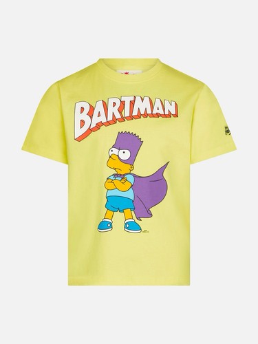 MC2 Saint Barth Bartman Bart Simpson The Simpsons Yellow Cotton Tee 12Y