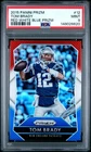 2015 Prizm Tom Brady #12 Red White Blue PSA 9 New England Patriots Color Match