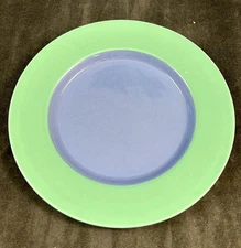 Lindt Stymeist Colorways Salad Plate Green Outer Blue Inner Design