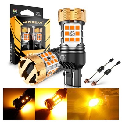 AUXBEAM 7443 CK Type LED Front Turn Signal Lights Canbus for RAM 1500 2019-2025