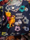 Disney Women’s 2XL Scrub Top Winnie the Pooh Hunny Quote Blue Multicolor — photo 1