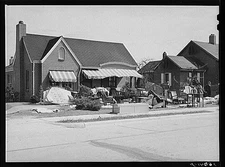 Photo:After a fire in Yanceyville home. Caswell County, North Carolina