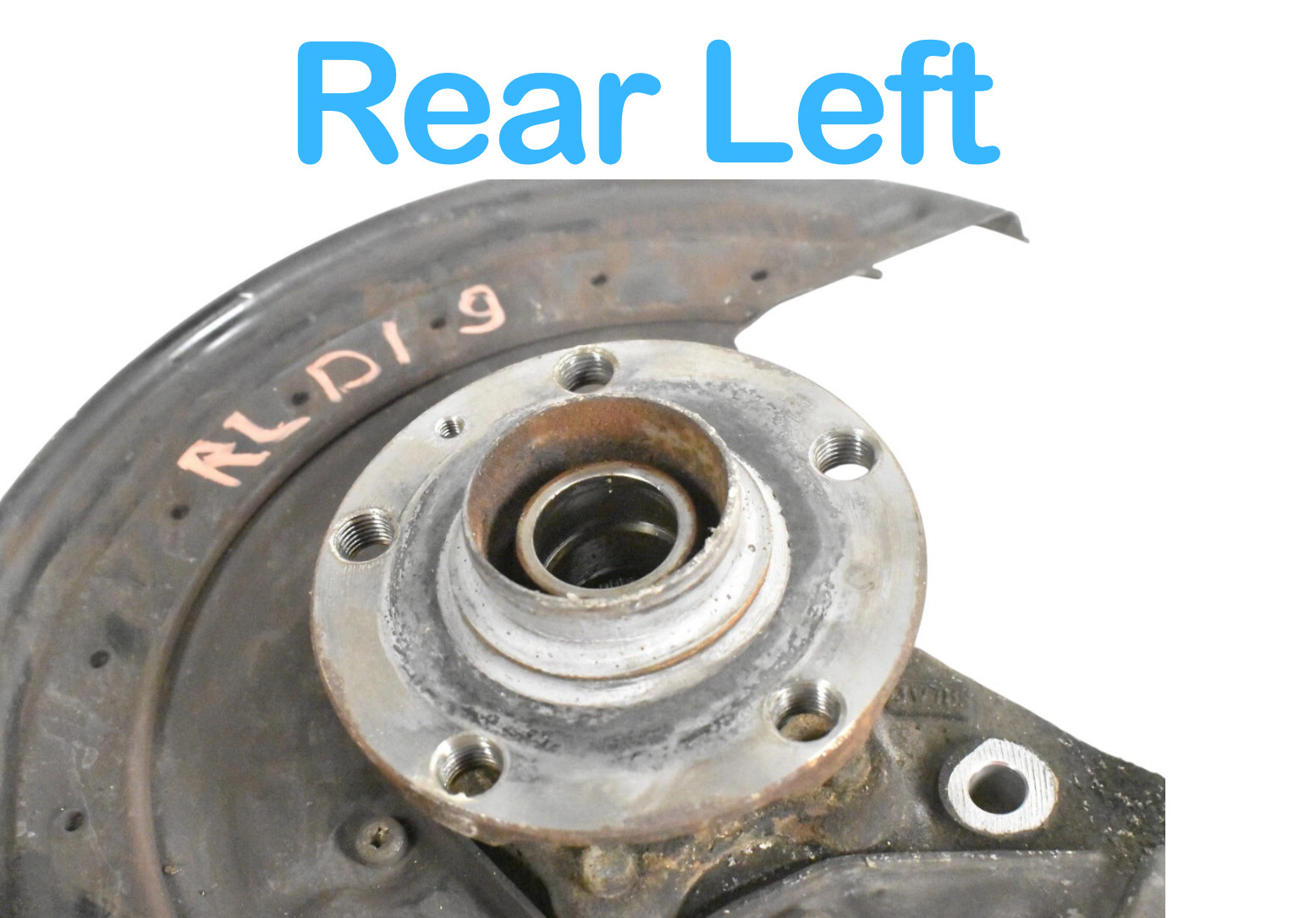 03-13 Bentley Continental Rear Left Driver Spindle Knuckle Hub 3D0505435M Oem