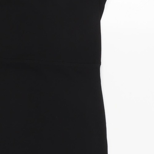 H&M Women's Black One Shoulder Sheath Dress Size 8 - Picture 7 of 12