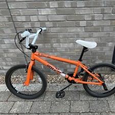 Deltax X Rated BMX Bike 20in Unisex Kids 1 Speed U-Brake Orange/White/Black