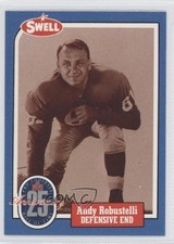 1988 Swell Football Greats Hall of Fame Andy Robustelli #104 HOF m5x