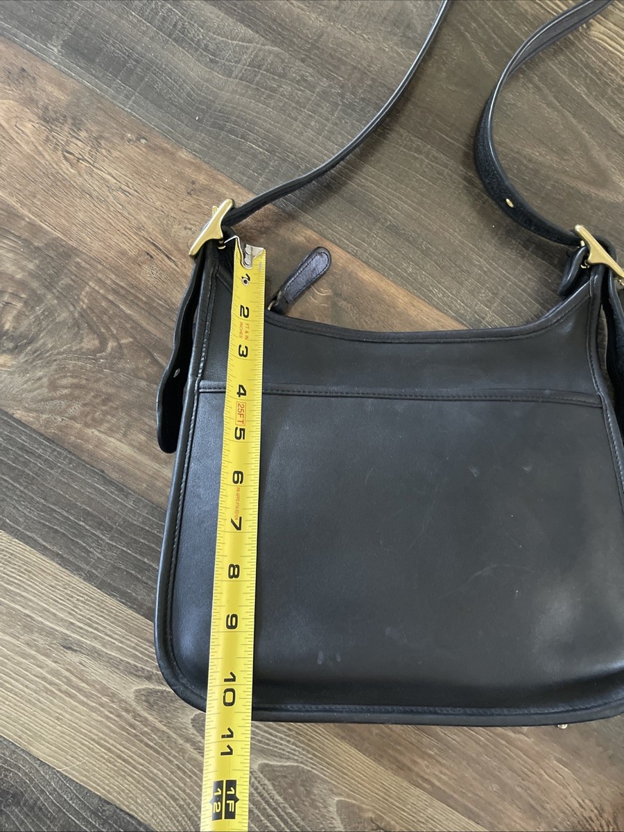 Coach 9966 Brown Leather Janice Legacy Zip Crossbody Shoulder Bag