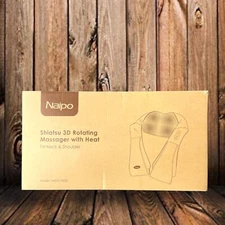 Naipo MGS-150DC Shoulder & Neck Massager with Shiatsu Kneading Massage and Heat