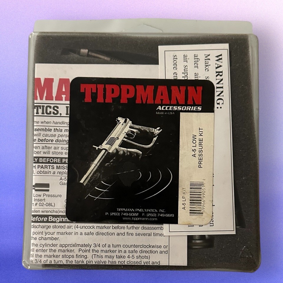 NEW OLD STOCK Tippmann A5 A5 GTA Low Pressure CompAir System LP Kit