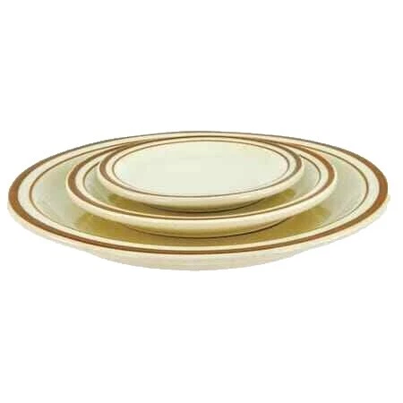 Platos de Vajilla de cerámica marrón