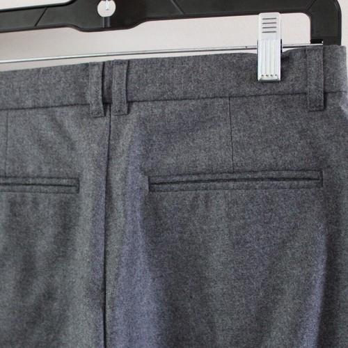 NWT Bonpoint Boys Felix Wool Straight Leg Trouser Pants Dark Gray 12 - Picture 4 of 8