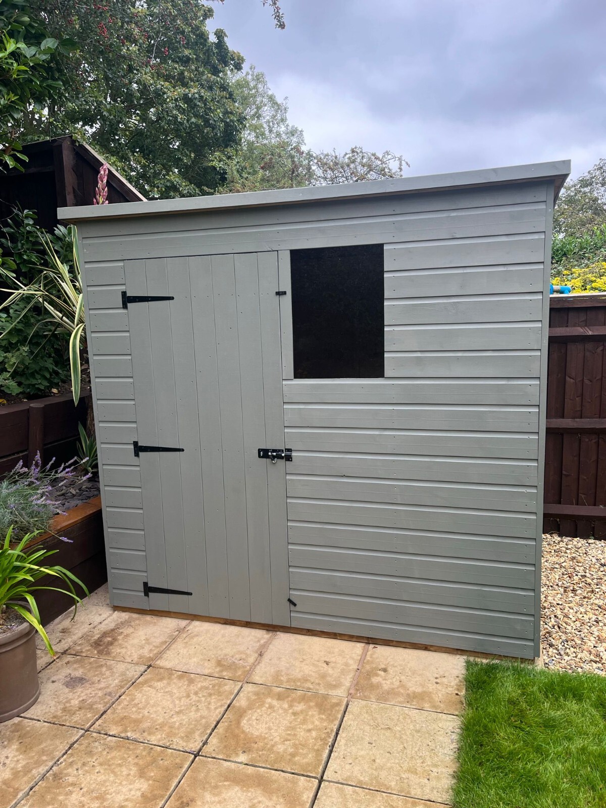 T&G PREMIUM WOODEN PENT GARDEN SHEDS eBay