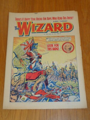 WIZARD #1873 6TH JANUARY 1962 DC THOMSON BRITISH WEEKLY COMIC*