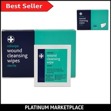 Image of Individually Wrapped Moist Cleansing Wipes - Pack of 100, Gentle Skin Formula