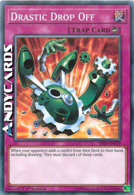 DRASTIC DROP OFF   (Tödlicher Fall)   Common   SR05 EN039   YUGIOH!   ANDYCARDS