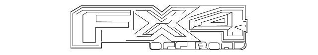 Genuine Ford Truck Bed Decal FL3Z-9925622-BA
