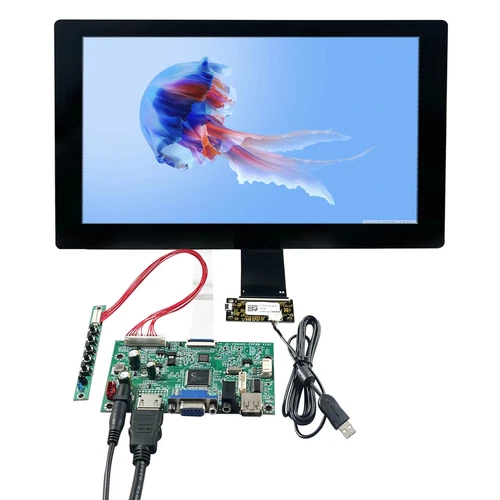 11.6inch 1920X1080 Capacitive Touch IPS LCD Screen H-D VGA USB LCD Controller