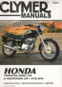 1978 2016 Honda Twinstar Rebel 250 Nighthawk 250 Repair Service Manual M3245 Ebay