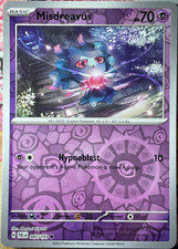Misdreavus Reverse Holo - 087/193 - Paldea Evolved Pokemon 2023