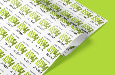 GIFT WRAP 4U Lando Norris Formula One Personalised Wrapping Paper