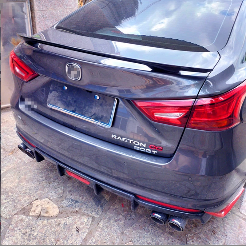 Fit For Buick Park Avenue 97+ Rear Trunk Lid Spoiler Sport Wing Universal Black - Image 3 of 4