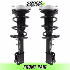 Front Pair Complete Strut Coil Springs for 2014-2018 Mercedes CLA250 AWD