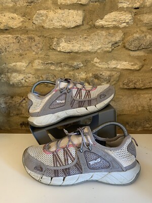 Teva Churn Evo Hiking Trail Water Shoes Size UK Womens Pink Grey Mesh  UK